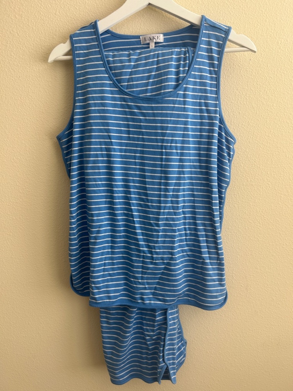 LAKE Tank Top & Pant Pajama Set - Regatta Stripe
